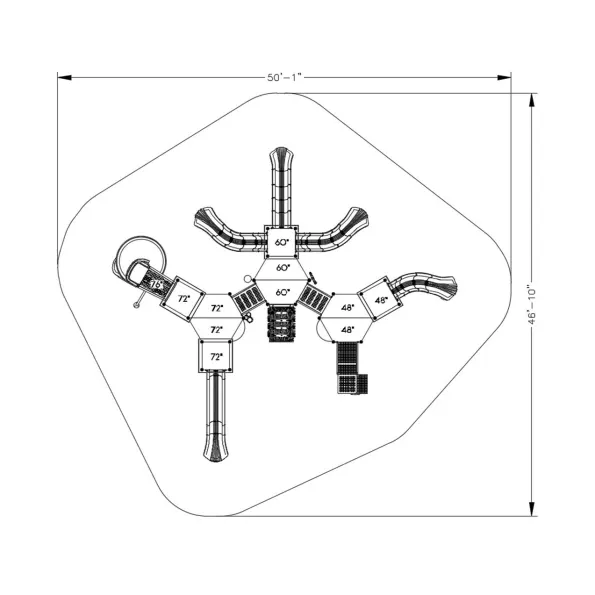 Legend of Lancelot Castle Spark Playground Structure