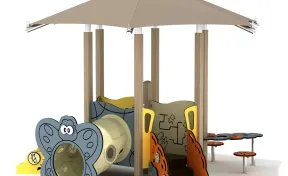 Lilac Canopy Mini Play Structure