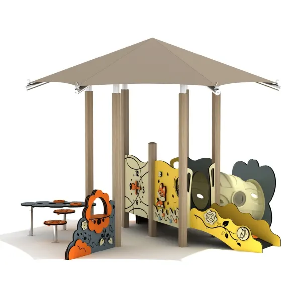 Lilac Canopy Mini Play Structure
