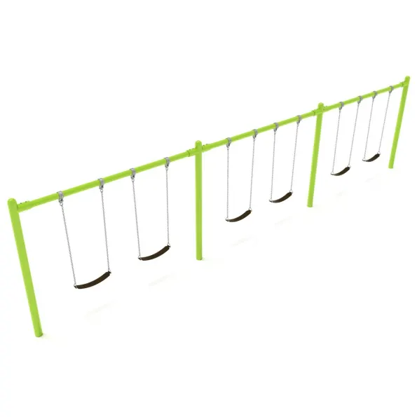 3-Bay Single Post Swings