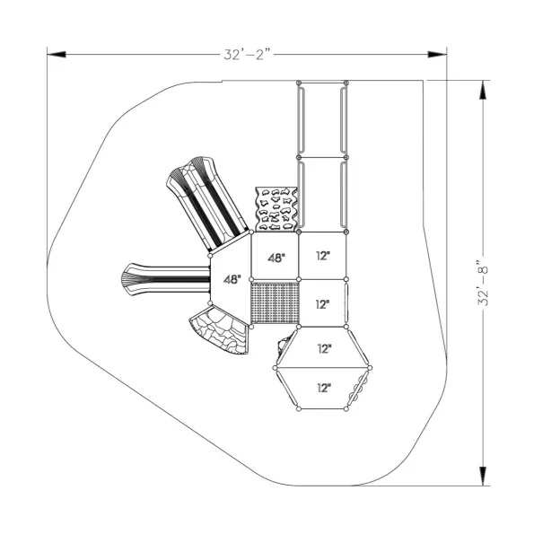Marland Inclusive Play Structure