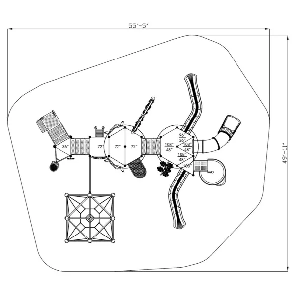 Marlow Tree House Play Structure