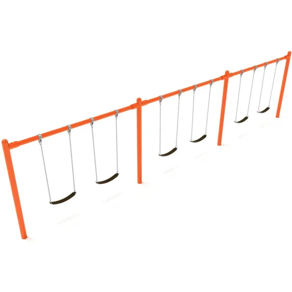 3-Bay Single Post Swings