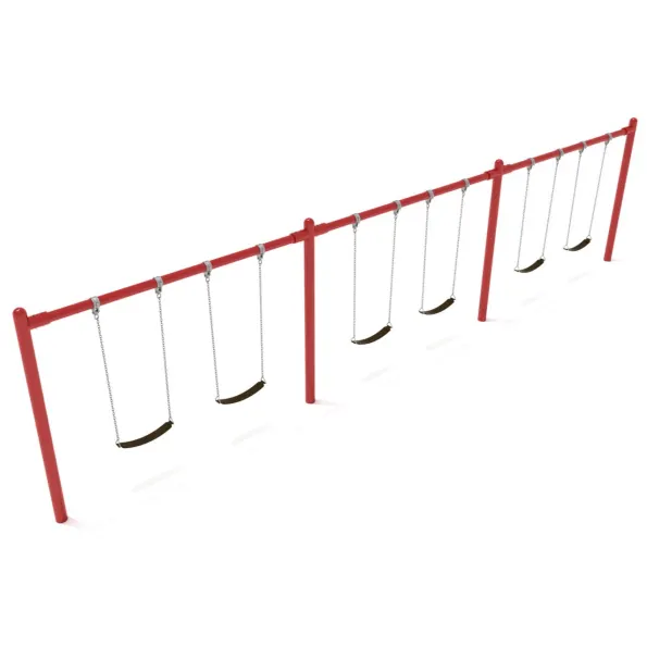 3-Bay Single Post Swings