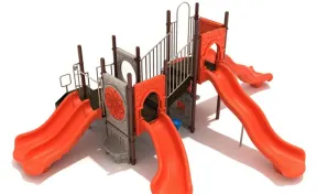 Rider's Reach Castle Spark Playground Structure