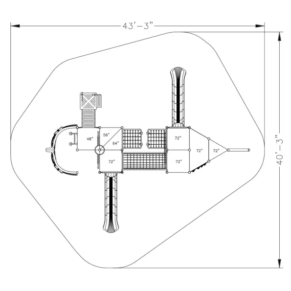 Sardis Pirate Ship Play Structure