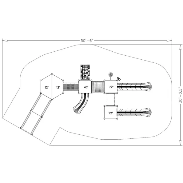 Silo Inclusive Play Structure