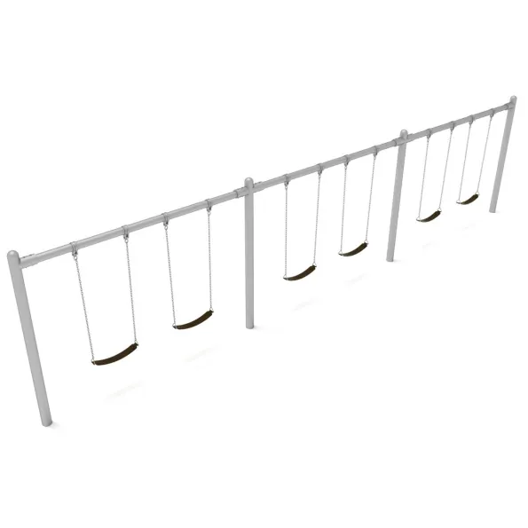 3-Bay Single Post Swings