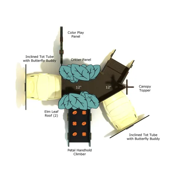 Star Magnolia Canopy Mini Play Structure