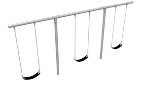 3-Seat T-Swing Heavy Duty Frame