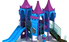 Cold Harbour Commons Castle Spark Playground Structure