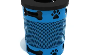 Dog Park Trash Receptacle