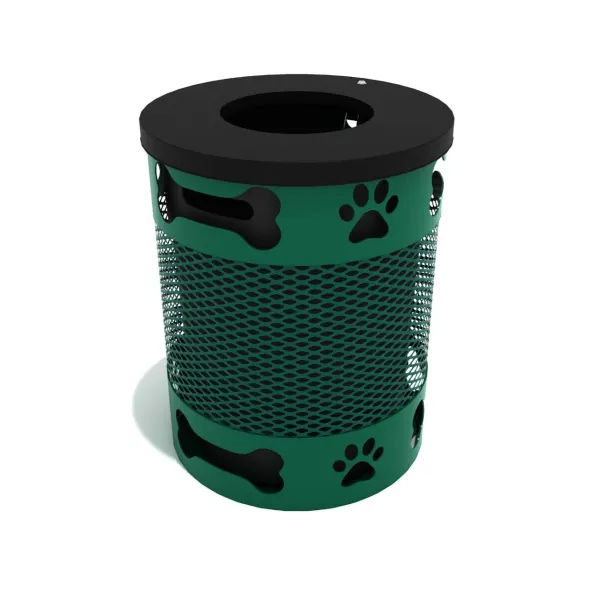 Dog Park Trash Receptacle