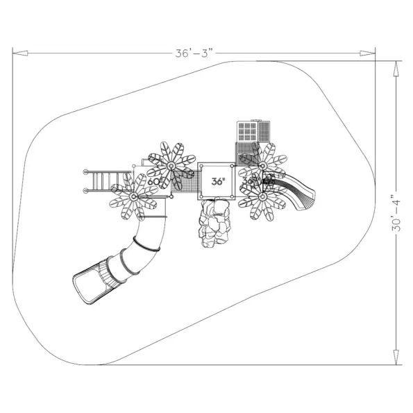 Willow Tree House Play Structure