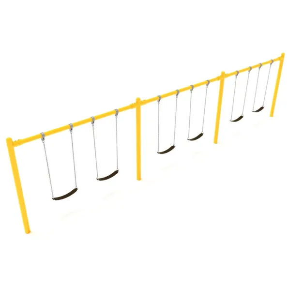 3-Bay Single Post Swings