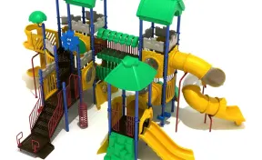 Zipping Zebra Tree House Play Structure